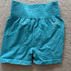 AYBL Teal Patterned Active Shorts
